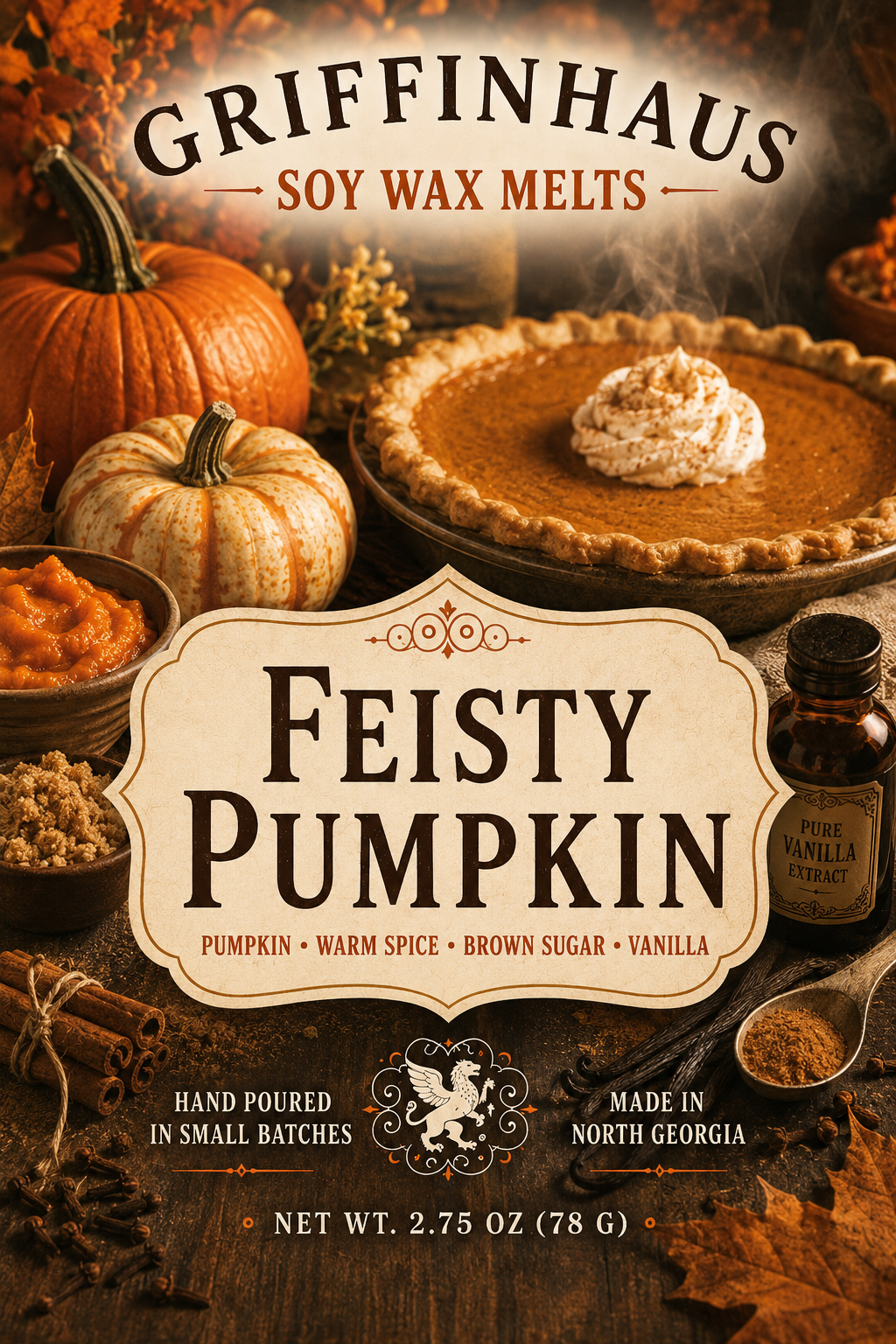 Feisty Pumpkin Pumpkin Spice Wax Melt