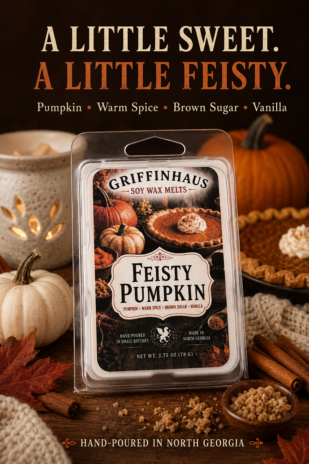 Feisty Pumpkin Pumpkin Spice Wax Melt