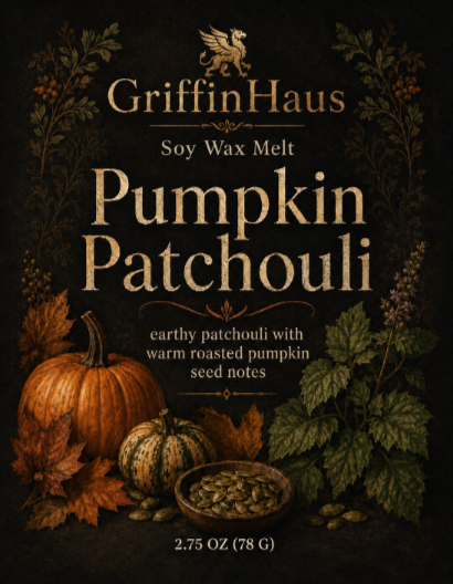 Pumpkin Patchouli Soy Wax Melt – Earthy Fall Home Fragrance